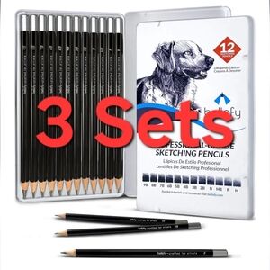 3 Sets Bellofy Sketching Art Pencils